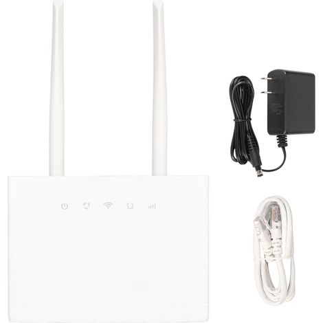 R311 Pro 4G LTE WLAN-Router, 300 Mbit/s, 32 Benutzer, 2,5 dBi Antennen, US-Stecker, für Afrika