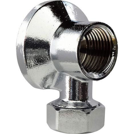 SOMATHERM PER VOI - Applicare in ottone cromato - Femmina 15/21 per 12mm di diametro tubo di rame - per alimentare un rubinetto M15 / 21 (1/5)