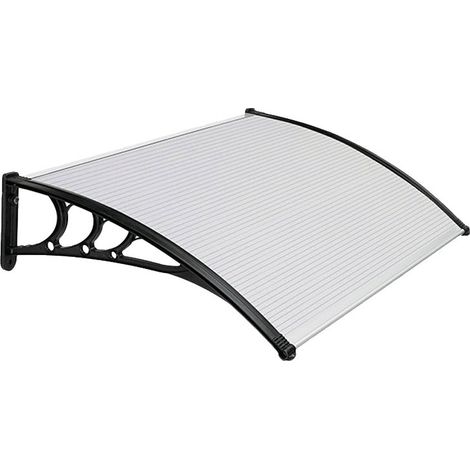 pensilina da esterno alveolare trasparente ideal star 120x100 cm (1/3)