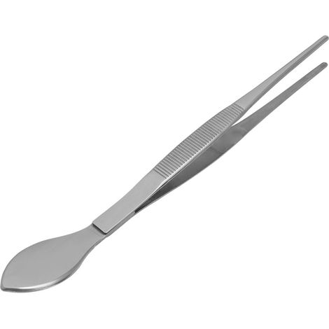 Pince à bonsaï en acier inoxydable à pointes droites dentelées, spatule pour ameublir la terre des plantes en pot (1/5)