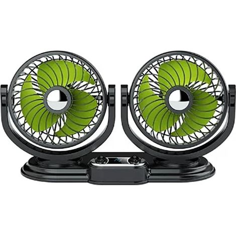 Ventilateur Rotatif À 360° Pour Voiture Et Maison Double (1/5)