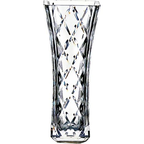 Vase à Fleurs incassable décoratif Brillant comme du Verre, Vase Moderne Plus Solide Que Les vases en Plastique et en Acrylique, Cadeau de 20,3 cm de Haut (Transparent, Large A)