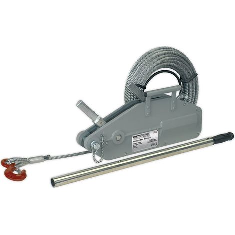 Sealey Wire Rope Puller 1600kg Max Line Force WRP1600 (1/2)