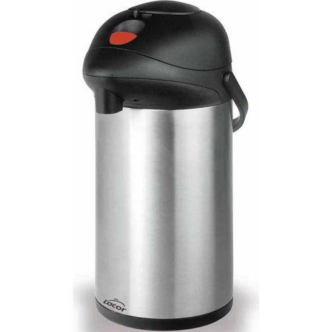 Termo para bebidas calientes o frias 24h - Capacidad 2,5 L Airpot Lacor