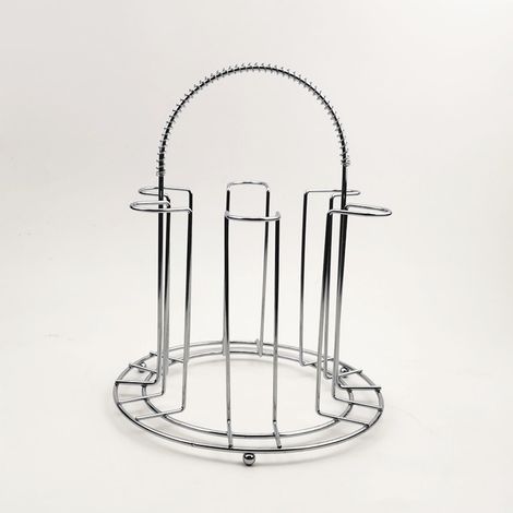 Support pour verres à eau en acier inoxydable, égouttoir et rangement pour verres, idéal pour les fêtes. Parfait pour la maison ou les fêtes.