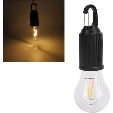 Lampe de camping en tungstène à LED pour tente, 2 niveaux de luminosité, étanche, portable, lanterne de camping pour l'extérieur,DUBUNS (1/4)