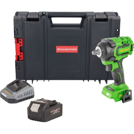 Procraft PWA18bb Clé à choc sans fil 20 V 550 Nm 1/2" Brushless Solo - sans batterie, sans chargeur (1/5)