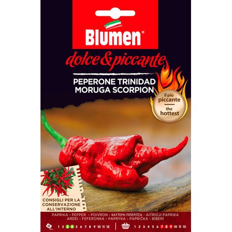 SEMI PEPERONE TRINIDAD MORUGA SCORPION BLUMEN