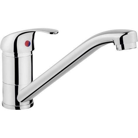 [NEUWERTIG] B-Ware Einhebel-Küchenarmatur Niederdruckarmatur Tirso Chrom Einhebelmischer für Boiler (1/2)