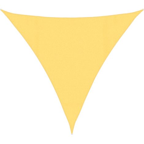Vela Parasole  Telo Ombra  Parasole a Vela 160 g/m² Beige 4x4x4 m in HDPE (1/4)