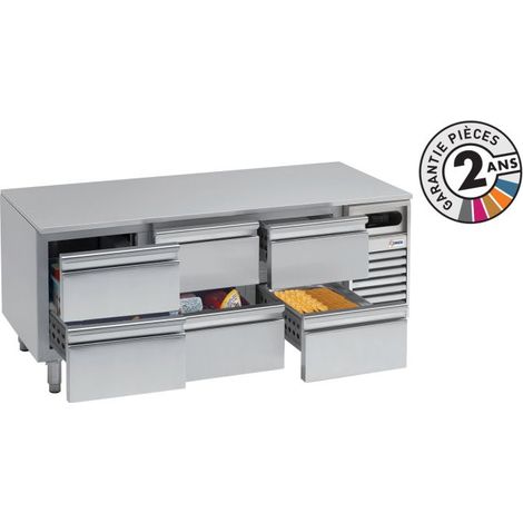 Soubassement Réfrigéré Positif avec Tiroirs 126.3 L - Nosem (1/2)