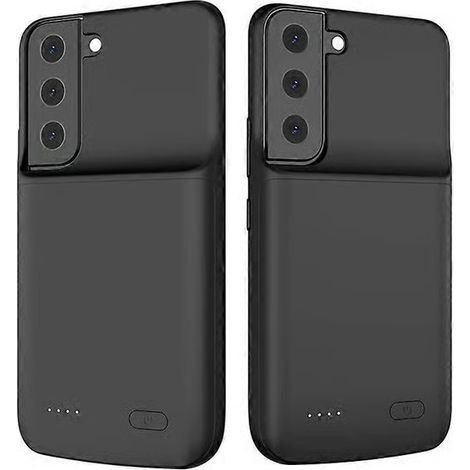 Étui de chargement pour téléphone portable ZHX-208 4700 mAh avec batterie rechargeable et bords en TPU souple, compatible avec le Samsung Galaxy S22 5G (1/5)