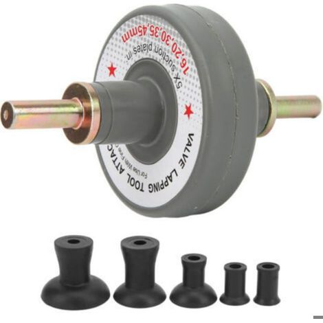 1 Kit de meulage de soupape, outil universel, 5 adaptateurs à vide, 1000-1250 tr/min, pour moteur de voiture et moto (1/4)