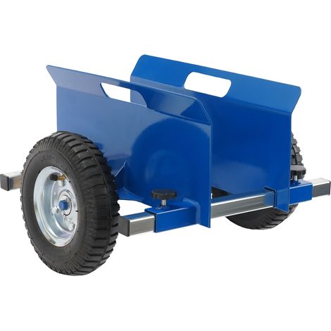 Hochleistungs-Plattenwagen, Tragkraft 1102,31 lb, verstellbarer Plattenwagen mit 8-Zoll-Vollgummirädern, Wagen für Holzplatten, Türen und Trockenbauplatten, blau (1/5)