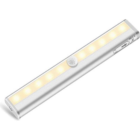 corps humain Induction veilleuse allée magnétique couloir de charge intelligent longue bande sans fil armoire lumière  lumière chaude  1.52.520cm