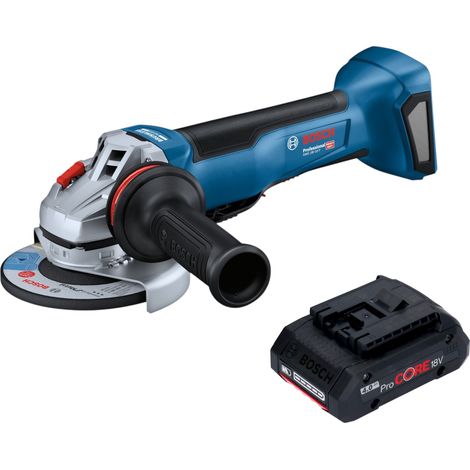 Smerigliatrice angolare a batteria Bosch GWS 18V-10 P Professional 18 V 125 mm Brushless + 1x batteria ProCORE 4,0 Ah - senza caricabatterie (1/5)
