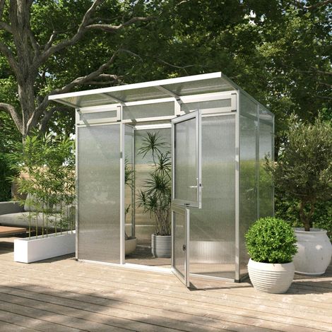 KGT Gewächshaus "Santini II small", pressblank, 3,5 m², 16 mm HKP (1/3)