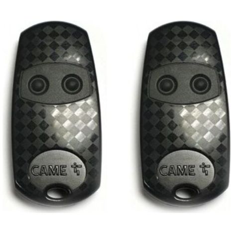 Lot de 2 télécommandes à code fixe CAME TOP432EE 433,92 MHz - Commande de portail et de porte de garage