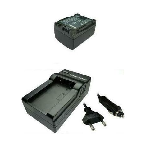 ANGEBOT IM SET: Trade-Shop Kamera Li-Ion Akku 900mAh + Ladegerät mit KFZ Adapter ersetzt BP-808 BP-809 BP-819 BP-827 für Canon HF S21 S200 M31 M36 M306 HD M-31 M-36 M-306 S-10 S-11 S-20 S-21 S-100