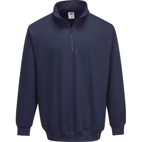 Sweatshirt mit Reißverschluss Sorrento Farbe: Marine Größe M - Portwest (1/2)