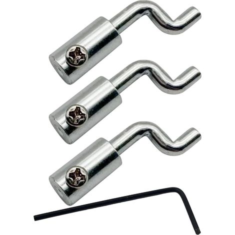 Lot de 3 embouts de câble d'accélérateur en Z, universels, pour tondeuse à gazon, mini-moto, kart, moteur, câble de frein, tête en Z réglable (1/5)