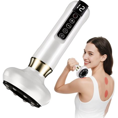Massager di cellulite portatile, massaggiatore di cellulite corporeo  Macchina di contorno grasso  Massager ergonomico di cellulite corporeo portatile con 12 modalità regolabili (1/5)