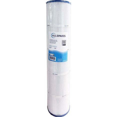 Filtro per piscine AllSpares compatibile con Waterway 75 / PCAL75 / C-4970 / FC-2930 (Ø125x600mm)