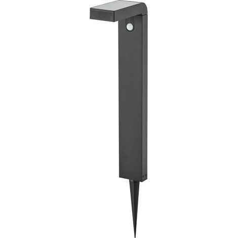 [GEBRAUCHT] B-Ware Prios Wegeleuchte Gartenlampe Solarleuchte Led Sensor Schwarz 75 Cm Ip44 3000 K
