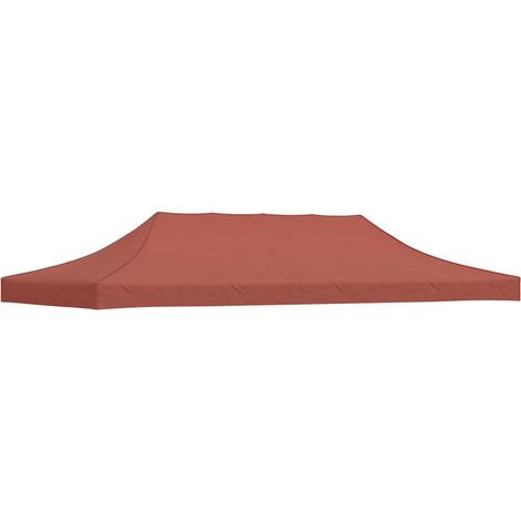 vidaXL Toit de tente de réception 6x3 m Terre cuite 270 g/m² (1/5)