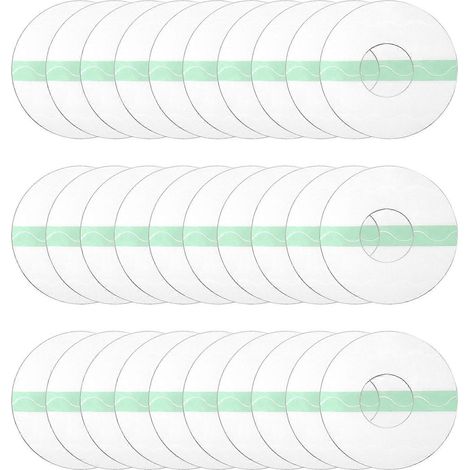 Lot de 30 autocollants résistants à la transpiration et longue durée, protections transparentes pour capteurs - ronds (1/5)