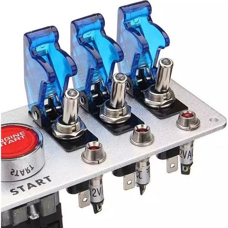 Interrupteur d'allumage pour voiture de course, modification du commutateur d'instruments, interrupteur de démarreur, coupe-circuit d'alimentation pour voiture de course (produit phare) (1/4)