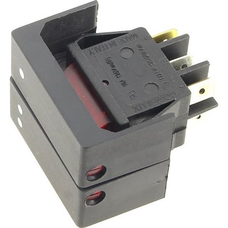Doppio interruttore 6 terminali con spie luminose per radiatore delonghi