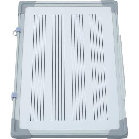 Tableau blanc effaçable 45x30cm double face en métal, support de notation musicale pour apprentissage interactif en classe (1/5)