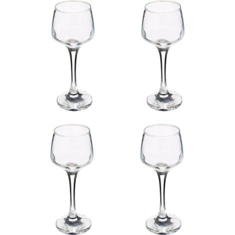 Lot de 4 Verres à Liqueur "Elaya" 9cl Transparent (1/2)