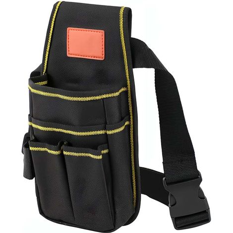 Heavy Duty Oxford Fabric Reinforced Tool Bag with Adjustable Belt - Multi-Pocket DIY Apron for Electrician, Carpenter and DIY - Durable Tool Holder Work Belt (1/5)