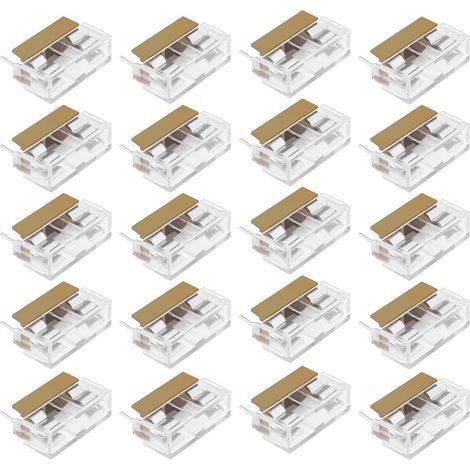 20pcs PCB Porte-fusible avec 20pcs Couvercle Transparent Double Bornes 250V 6A 5x20mm Fusible PCB Panneau Support de Montage Boîtier 23.5mm Pas de Broche (1/5)