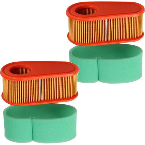 2x Trade-Shop Vor-Filter Luftfilter Ersatz für Briggs & Stratton 795066 790388 Alpina AT1 66 HCB 7.5, 8.0 und 8.5 PS DOV-Motoren 700E 111P02 111P05 112P02 112P05 114P0211 11P905 11P907 121Q02 121Q07 (1/3)