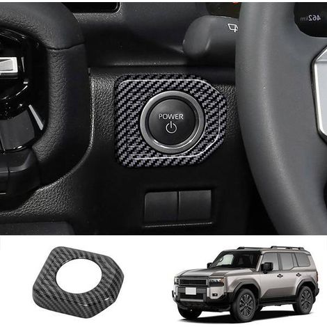 Decorative frame for push-button start on 2024 Toyota Prado LC250 (1/5)