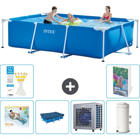 Rechteckiger Frame Pool - 300x200x75 cm - 7-teilig S33 (1/5)