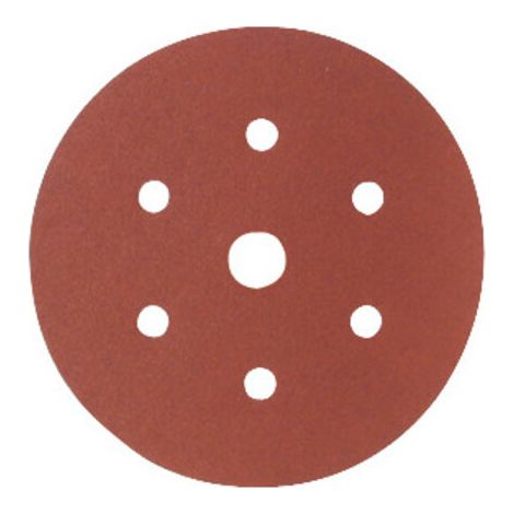 Starcke Papier-Klett-Schleifscheibe (A) Lochung 6fach + 1,⌀ 150 mm, Körnung: 60