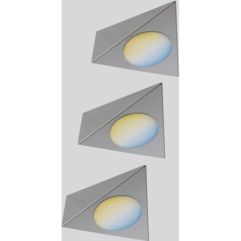 CC Start Trigo Eclairage de vitrine jeu de 3 2.10 W blanc chaud nickel (1/5)