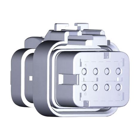 Accesorios de conexión te-connectivity ampseal16 8 pines 1 pieza