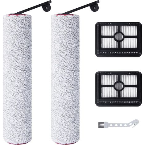 2 Rouleau Brosse, 2 Filtre HEPA, 1 Brosse Nettoyage, Compatible Dreame H12 Pro H12 Dual G10 Pro (1/5)
