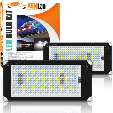 Eclairage LED plaque arrière pour BMW E46 série 3 coupé - 2 portes 98 à 03 (1/5)