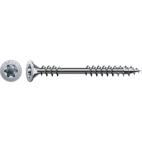 Vis bois pour rénovation parquets Double filetage Tête fraisée Torx® T-STAR plus T20 Pointe 4CUT Zingué WIROX