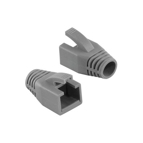 Cable de protección RJ45 Cat.7 de 8,5 mm, color gris, 50 unidades. (1/2)