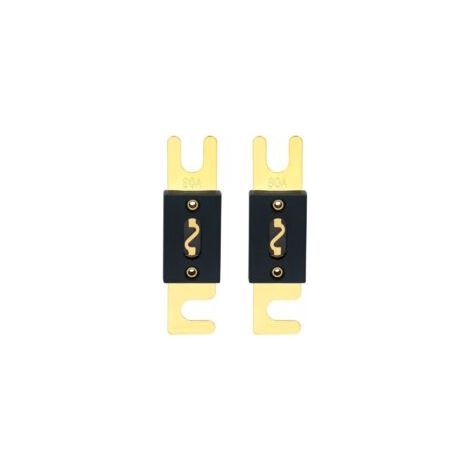 ANL Fuse 80A Système audio de voiture Or et noir Lot de 2  - Crezuo