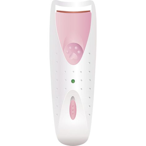 Recourbe-cils chauffant électrique, rechargeable avec piles AAA (non incluses), chauffage rapide en 20 secondes, recourbement naturel de longue durée