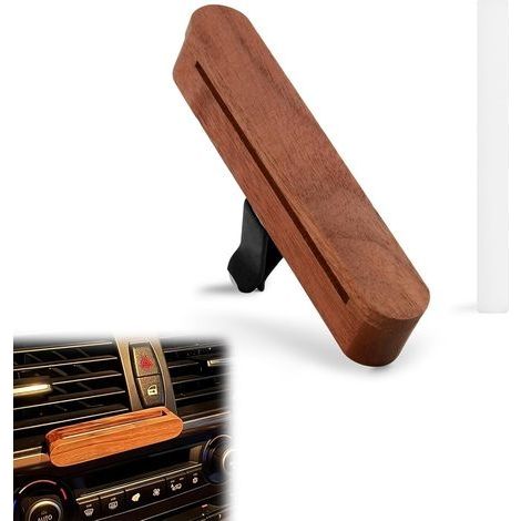 Désodorisant pour Voiture – Bois de Noyer, Diffuseur de Parfum Élégant pour Véhicule, Compact – Accessoire Intérieur pour une Expérience de Conduite Rafraîchissante (1/5)