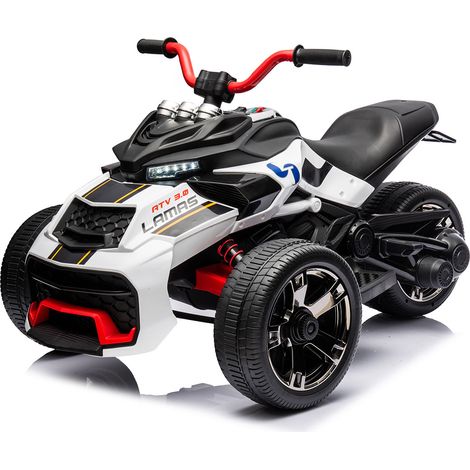 Mini Quad Elettrico per Bambini 3 Ruote 12V ATV 3.0 Bianco (1/5)